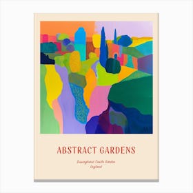 Colourful Gardens Sissinghurst Castle Garden England 3 Red Poster Canvas Print