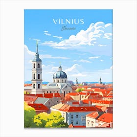 Lithuania Vilnius Travel 1 Canvas Print