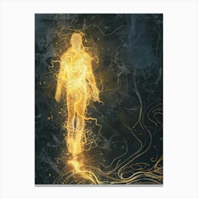 Golden Man Canvas Print