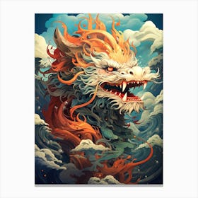 Dragon In The Clouds 2 Canvas Print