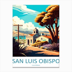 San Luis Obispo Travel Canvas Print