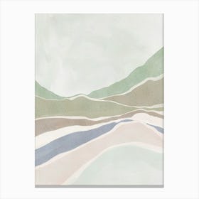 Soft tone landscape Canvas Print