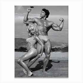 Arnold Schwarzenegger Bodybuilding Canvas Print