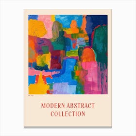Modern Abstract Collection Poster 102 Canvas Print