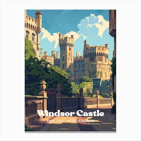 Windsor Castle Queen Elizabeth Travel Art Leinwandbilder