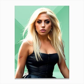 Lady Gaga Canvas Print