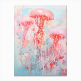 Jellyfish Abstract Expressionism 1 Canvas Print