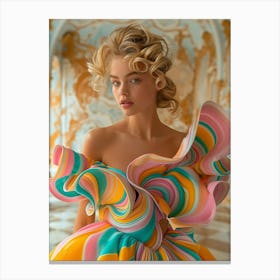 Colorful Dress Canvas Print