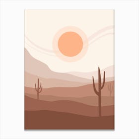 Desert Landscape 1 Canvas Print