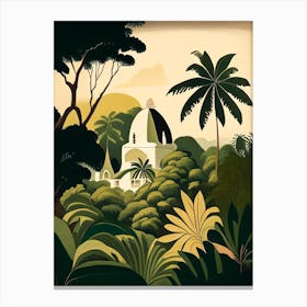 Saint Lucia Rousseau Inspired Tropical Destination Canvas Print