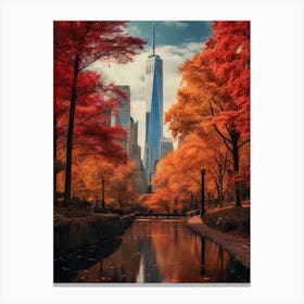 Autumn In New York City 1 Canvas Print