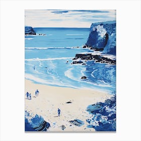 Barafundle Bay Beach Pembrokeshire Wales 2 Canvas Print