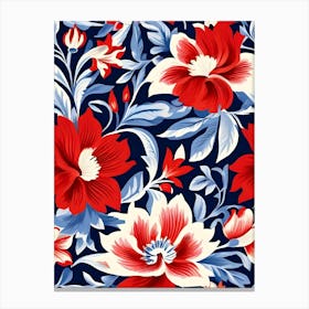 Russian Floral Pattern 2 Canvas Print