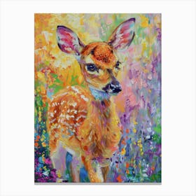 Fawn Painting 1 Canvas Print