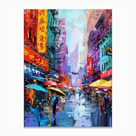 Hong Kong City Canvas Print