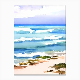 Fisherman'S Beach 2, Australia Watercolour Canvas Print