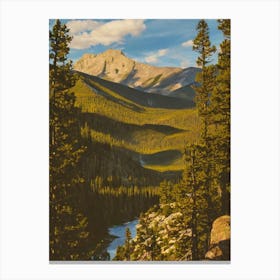 Rocky Mountain National Park 2 United States Of America Vintage Poster Leinwandbilder