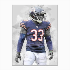 Jaylon Johnson Chicago Bears Canvas Print