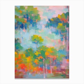 Aluminum Plant Impressionist Painting Canvas Print