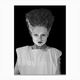 Recreation Of Elsa Lanchester As The Bride Of Frankenstein Canvas Print