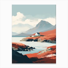 Isle Of Skye Scotland 4 Hiking Trail Landscape Canvas Print