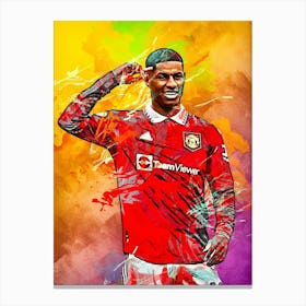 Marcus Rashford Manchester United 1 Canvas Print