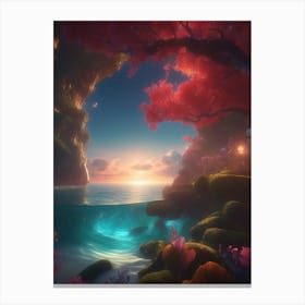 Water Oasis Canvas Print