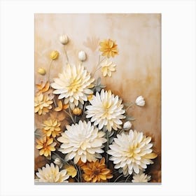 Dahlias 10 Canvas Print