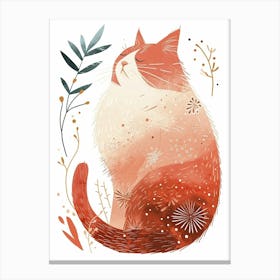 Ragapur Cat Clipart Illustration 7 Canvas Print