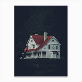 House In The Woods Oregon wall decor Canvas Print
