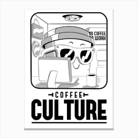 Coffee Culture Canvas Print