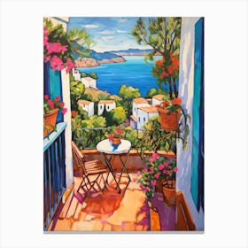 Capri Italy 1 Fauvist Painting Canvas Print