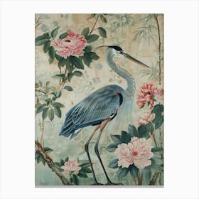 Asian Heron Canvas Print