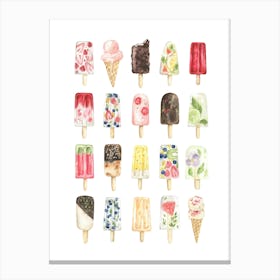 Ice Cream Canvas Print