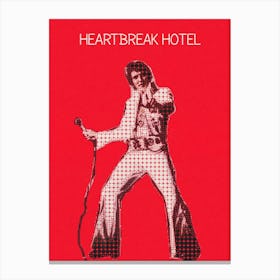 Heartbreak Hotel Elvis Presley Canvas Print