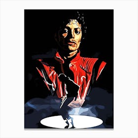Michael Jackson king of pop 4 Canvas Print
