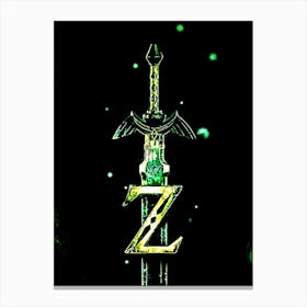 Legend Of Zelda 1 Canvas Print