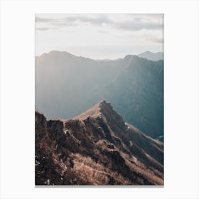 Apuan Alps in Italy viewpoint | Italian mountains Canvas Print