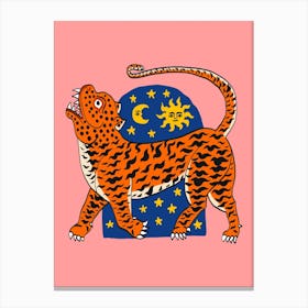 Tiger Magic Door Canvas Print