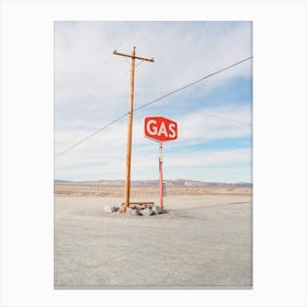 Nevada Gas Station Canvas Print