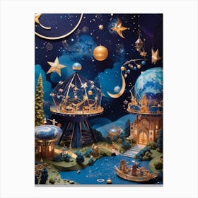 Christmas Village Canvas Print