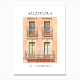 Salamanca Travel And Architecture Poster 3 Canvas Print