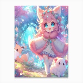 Cute Fox Canvas Print