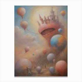 Balloons In The Sky Toile