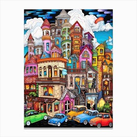 Cityscape 6 Canvas Print