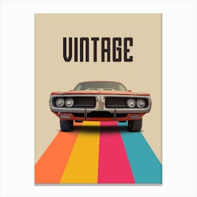 Vintage Car Canvas Print