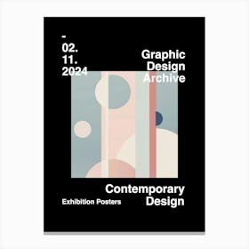 Graphic Design Archive Poster 07 Canvas Print