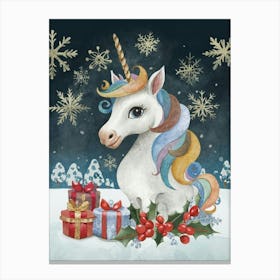 Unicorn Beauty Canvas Print
