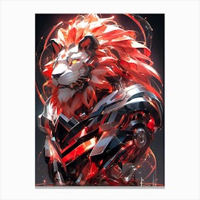 Robot Lion Canvas Print