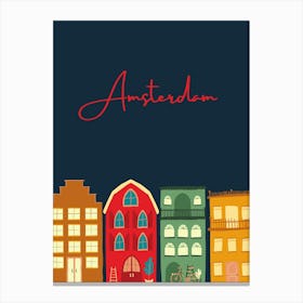 Amsterdam Cityscape Canvas Print